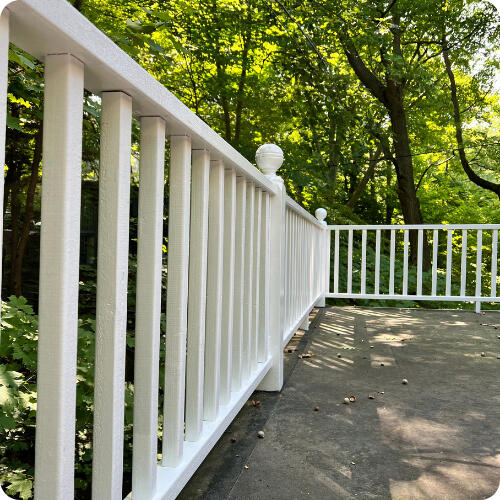 Deck Railing Painting